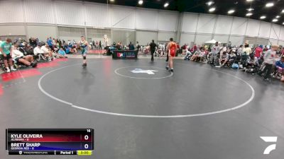 220 lbs Round 3 (8 Team) - Kyle Oliveira, Alabama vs Brett Sharp, Georgia Red