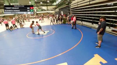 111-121 lbs Round 2 - Trinity Beasley, Blackman Wrestling Club vs Elizabeth Thomas, Edwardsville Wrestling Club