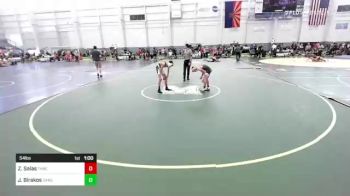 95 lbs Consi Of 4 - Ethan Padilla, Team Quest vs Deion Zamora, PV Bighorns