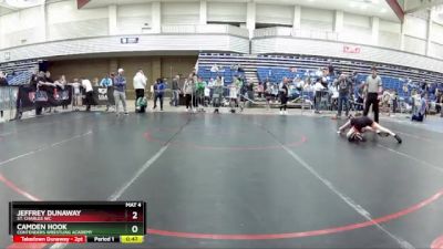 97 lbs Cons. Round 4 - Camden Hook, Contenders Wrestling Academy vs Jeffrey Dunaway, St. Charles WC