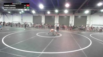 61 lbs Quarterfinal - Gabriel Acosta, El Paso Texas WC vs Ryder Campton, Top Rank Hammers