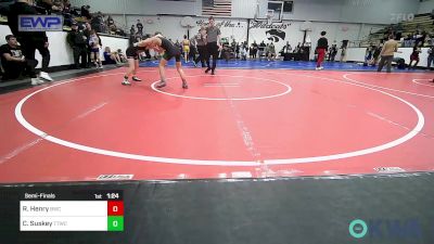 80 lbs Semifinal - Rylan Henry, Brushy Wrestling Club vs Connor Suskey, Team Tulsa Wrestling Club