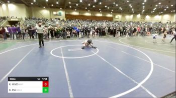 86 lbs Round Of 16 - Keller Watt, North Montana Wrestling vs Keenan Paz, Gold Rush