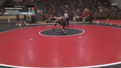 125 lbs Champ. Round 2 - Alexander Hawkins, Sacramento City College vs Andres Juarez, Mission