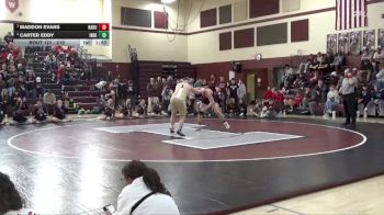 215 lbs 1st Place Match - Carter Eddy, Independence vs Maddon Evans, Hampton-Dumont-CAL