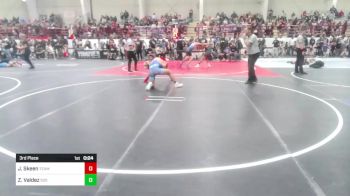 132 lbs 3rd Place - Jaysen Skeen, Team Grand Valley Elite vs Zack Valdez, 505 Wc