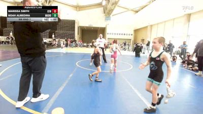 68 lbs Rr Rnd 7 - Marissa Smith, Cordoba Trained K3 vs Noah Almedina, Mat Assassins Blue