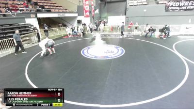 160 lbs 7th Place Match - Aaron Hemmer, Red Star Wrestling Academy vs Luis Perales, TUF California Wrestling Academy