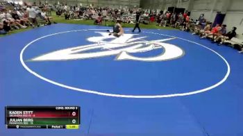 220 lbs Semis & 3rd Wb (16 Team) - Kaden Stitt, Oklahoma Red FS vs Julian Berg, Minnesota Red