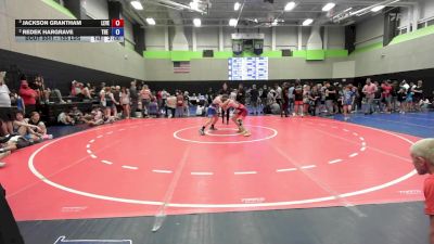 105 lbs Semifinal - Jackson Grantham, Level Up Wrestling Center vs Redek Hargrave, The Chicken Coop Wrestling Club