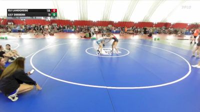 114 lbs Round 6 (10 Team) - Lily Dibbern, Franklin Central vs Eli Landgrebe, Batavia