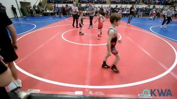 49 lbs Round Of 16 - Braven Worth, Collinsville Cardinal Youth Wrestling vs Clayton Hunt, Heat