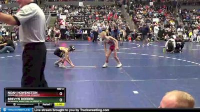 65 lbs Champ. Round 1 - Brevyn Doeden, Ironhawk Wrestling Academy IA vs Noah Howenstein, Siouxland Wrestling Academy