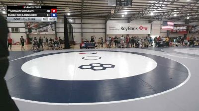 70 kg Champ. Rd Of 128 - Conlan Carlson, Jackrabbit Wrestling Club vs Elijah Schlessinger, Illinois