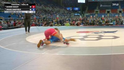 126 lbs Champ. Rd Of 32 - Jaxsen Bailey, CT vs Drake Sheffield, OK