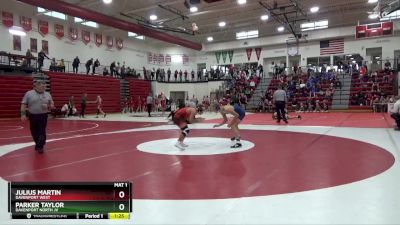 150 lbs Cons. Round 1 - Julius Martin, Davenport West vs Parker Taylor, Davenport North JV