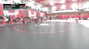 165 lbs Champ. Round 2 - Clay Heuer, Arlington vs Zayvier Olazcon, Othello