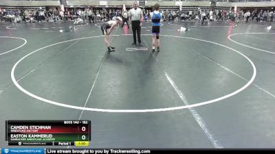 152 lbs Round 3 - Easton Kammerud, Sarbacker Wrestling Academy vs Camden Stichman, Wrestling Factory