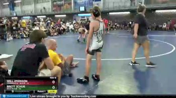 100 lbs Round 6 (8 Team) - Will Atkinson, Stronghold - Black vs Brett Schur, NOLA Black