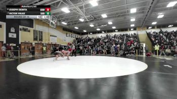138 lbs Round Of 16 - Joseph DeMita, Greenwich vs Victor Velez, Danbury