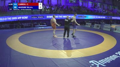 125 kg 1/4 Final - Christian Carroll, United States vs Amirreza Masoumi Valadi, Iran