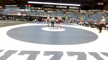 175 lbs Semifinal - Tucker Hutchison, Basehor-Linwood HS vs Abram Owings, Salina-Central HS