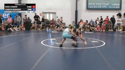 29 lbs Rr Rnd 2 - Vaira Connor, PA West Black - W vs Camryn McManus, CT Whale - W