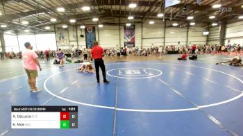 100 lbs Rr Rnd 1 - Alessia DeLucia, Elite NJ HSG Red vs Kendall Moe, Indiana Outlaws Pink