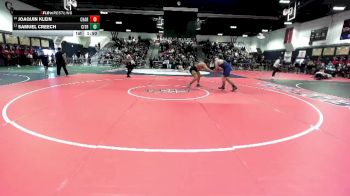 215 lbs Champ. Round 1 - Samuel Creech, Citrus Hill vs Joaquin Klein, Charter Oak