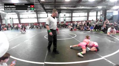 51 lbs Rr Rnd 2 - Blair Dupell, Levittown vs Alayna Hirst, Catasaqua