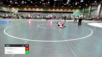 126 lbs Round Of 32 - Jack Simpson, Ponderosa vs Tanner Telford, Corner Canyon