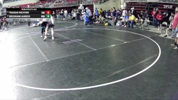 195 lbs Cons. Round 3 - Teagan Richter, Oakland-Craig Wrestling Club vs Beckham Aurich, MWC Wrestling Academy