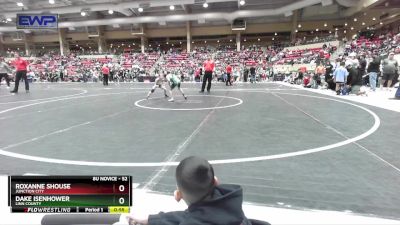 52 lbs Quarterfinal - Roxanne Shouse, Junction City vs Dake Isenhower, Linn County