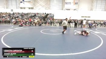 94 lbs Champ. Round 1 - Shawn Dilker, Club Not Listed vs Leighton Carpenter, Johnstown Pee Wee Wrestling Club