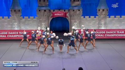 Roger Williams University [2026 Open - Pom Semis] 2026 UCA & UDA College Cheerleading and Dance Team National Championship