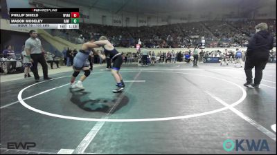 131 lbs Round Of 16 - Phillip Shield, Wyandotte Youth Wrestling vs Mason Moseley, Raw Wrestling Club