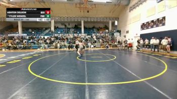 144 lbs Quarterfinal - Ashton DeLeon, Mountain View vs Tyler Wenzel, Powell