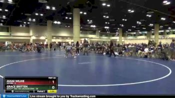 145 lbs Quarters & Wb (16 Team) - Avani Wilkie, SD Fire vs Grace Britten, Beauty And The Creason Iowa