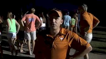 Steve Sisson Texas coach at the Grass Routes Run Festival 2011