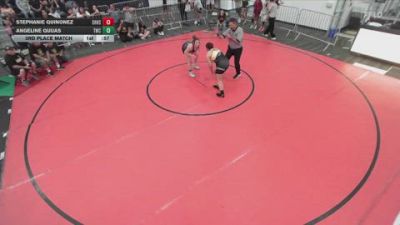 170 lbs 3rd Place Match - Angeline Quijas, Threshold Wrestling Club vs Stephanie Quinonez, Sunny Hills High School