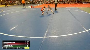 50 lbs Champ. Round 1 - Vance Faust, Rochester Century vs Blake Robinson, TMBWWG