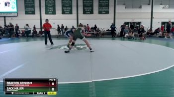 137-145 lbs Cons. Round 3 - Zack Miller, Unattached vs Braeden Grisham, Oswego Wrestling Club