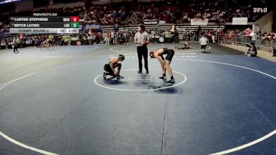 D 2 120 lbs Champ. Round 2 - Carter Stephens, Brusly vs Bryce Latino, Lakeshore