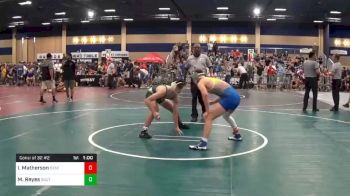 Match - Ivan Matherson, Desert Edge Wrestling Club vs Matthew Reyes, South Hills High School
