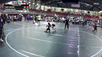 126 lbs 7th Place Match - Raegan Kellis, Millard South Wrestling Club vs Zoey Delano, CWO