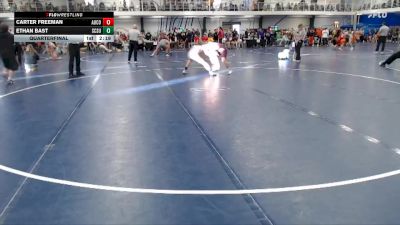 Silver 133 lbs Quarterfinal - Carter Freeman, Augsburg College vs Ethan Bast, St. Cloud State