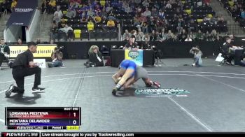 124 lbs 3rd Place Match - Lorianna Piestewa, Colorado Mesa University vs Montana Delawder, King University