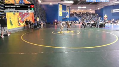 150 lbs Cons. Round 1 - Niko Colavecchio, St Paul VI Catholic vs Joshua Hale, Loyola Blakefield