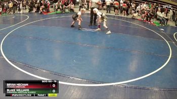 78 lbs Cons. Round 4 - Blake Williams, Sanderson Wrestling Academy vs Bryan Mecham, Cougars Wrestling