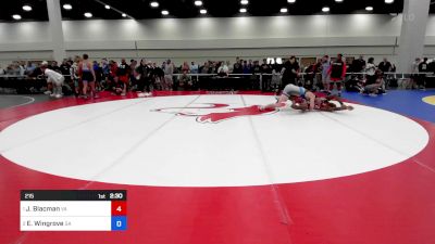 215 lbs Final - James Blacman, Virginia vs Evan Wingrove, Georgia